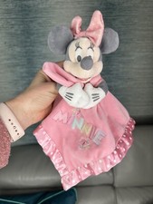 DISNEY STORE MINNIE MOUSE COMFORTER WITH SATIN EDGE blanket blankie spotty