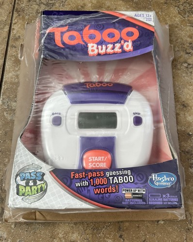 New hasbro taboo - taboo, buzz'd