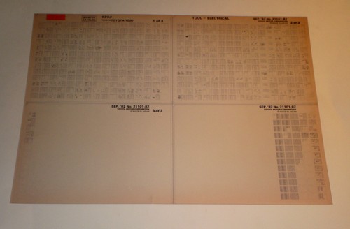 Microfiche spare parts catalog - microfiche,