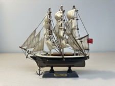 Cutty Sark 1869 - Small Wooden Replica Model Boat  - 23x23cm