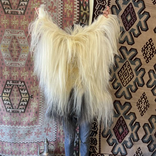 Natural angora goat - natural, skin