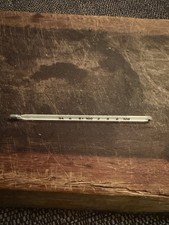 Vtg Zeal Glass Thermometer