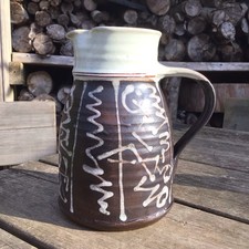 Vintage Keith Ashley Ham Lane Compton Dundon Somerset Studio Pottery Jug