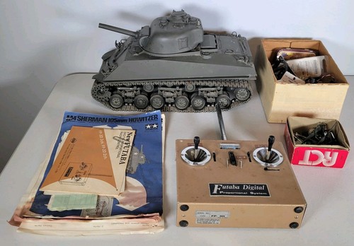 Vintage tamiya tank - rc, m4