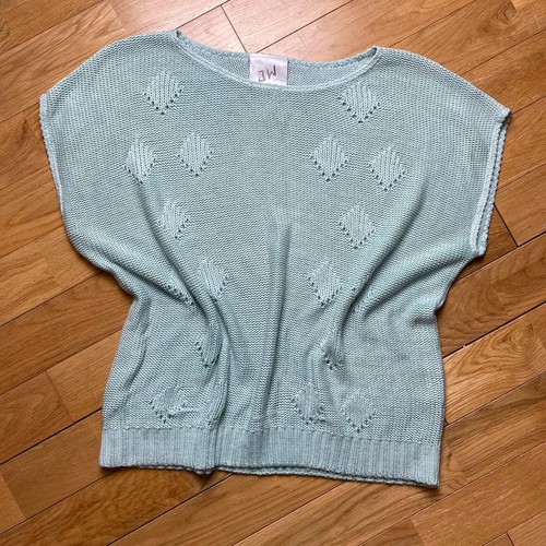Vintage bhs knit vest pastel - vintage,