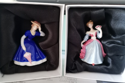 Royal doulton miniature lady - miniature,
