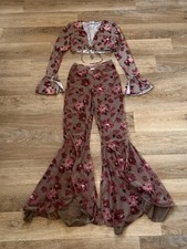 Oh Polly Floral Mesh Co Ord