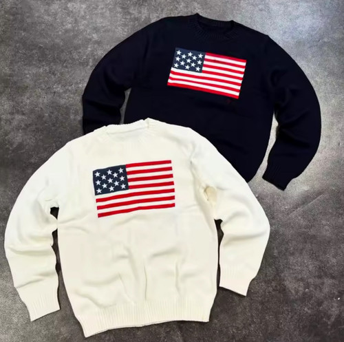 Men american flag - flag, pullover