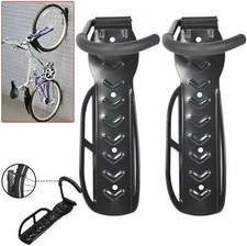 UK Bike Bicycle Wall Mounted Rack Storage Hanger Holder Hook Folding Space Saver