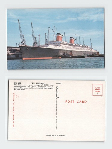 Vintage postcard america - s.s.,