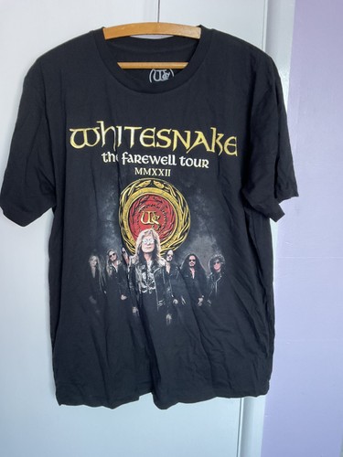 Whitesnake mens black - whitesnake, official