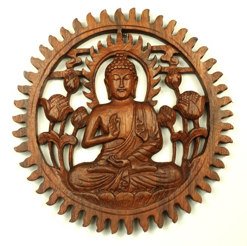 29cm buddha wall plaque - 29cm,