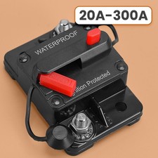20-300Amp Circuit Breaker Fuse Reset Switch Circuit Breaker 12V/48V DC