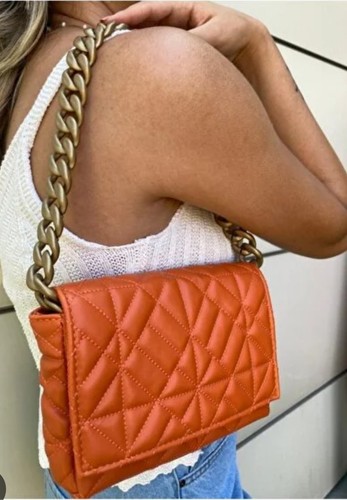Zara orange quilted - zara orange,