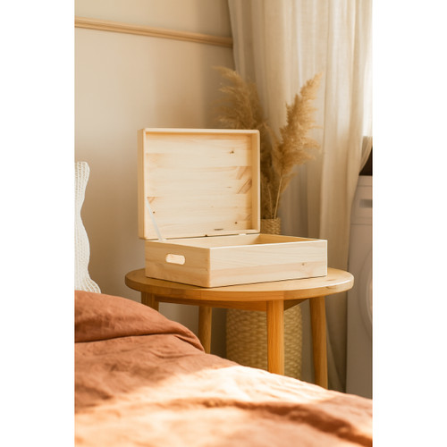 Wooden box storage - ,
