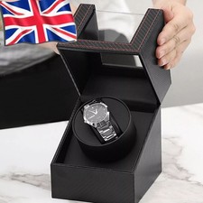 Automatic Watch Winder Display Case Rotating Storage-Organizer Single Quiet Box