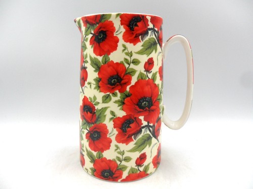 Large size jug poppy design - large,