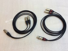 Pair XLR Y Splitter Cables