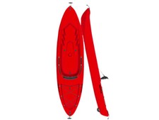 Sit On Kayak Single Person in Red (2.7M Solo 1 Man Sit On Top Kayaking 125KG)