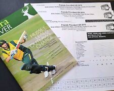 Nottinghamshire CCC Extra Cover Issue 3 2010:Programme,poster,cards & scorecards