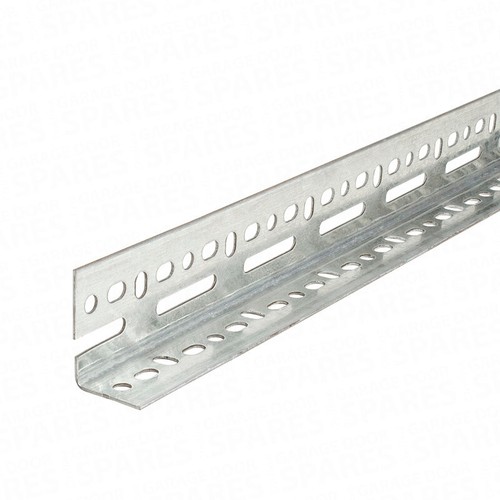 Galvanised slotted shelving - galvanised,