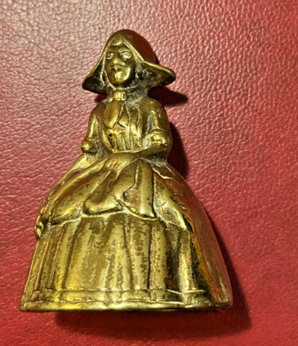 Nice small vintage cast brass - cast,