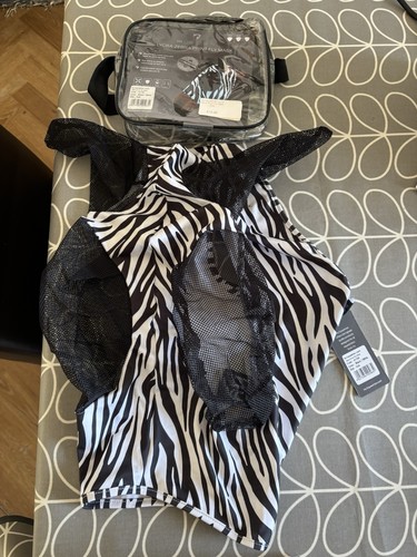 Equestrian zebra print fly - equestrian,