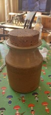 Stoneware Jar With Cork