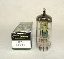ECC81 12AT7 RFT Vintage Valve Tube  -  Fully Tested On AVO - NOS -  #8/9