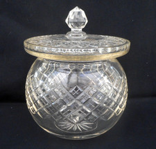 Cut lead crystal cookie /