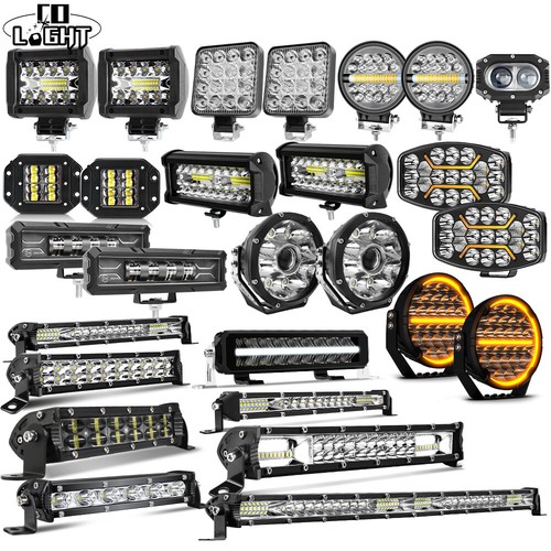 Led work light bar flood - led, spot