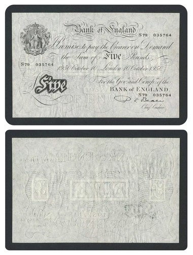 Rare white note original - £5,