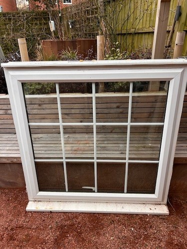 White upvc double glazed - white,
