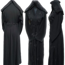 Women's Black Nida Umbrella Abaya Jalabiya