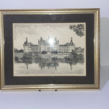 VTG Gilt Framed Signed Print