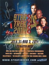 STAR TREK Vegas 2014 STLV Convention Schedule with OVER FIFTEEN AUTOGRAPHS!
