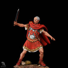 Julius Caesar's invasions of Britain 54mm Painted Tin Toy Soldier Pre-Sale | Art
