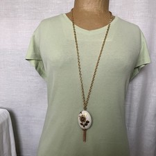 Pottery Pomander Necklace