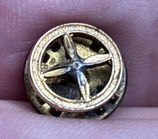 RAF, ROYAL AIR FORCE, GROUND CREW APPRENTICES WHEEL MINIATURE TRADE LAPEL BADGE