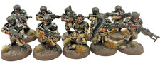 Warhammer 40k Astra Militarum Cadian Shock Troops Well Painted Imperial Guard GW