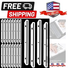 24Pcs 3 Hole Magazine Binder