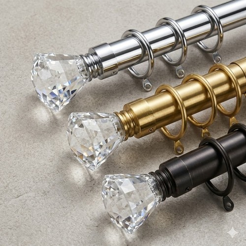 Curtain pole royal crystal - curtain,