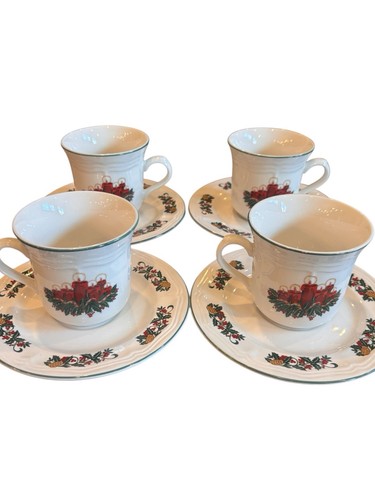 Christmas cup and saucer pc - saucer,