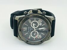 Bulova Marine Star 98B259 Chronograph Gunmetal Silicone Strap Mens Watch  (149A)