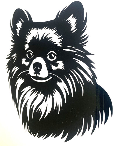 Pomeranian dog vinyl - pomeranian,
