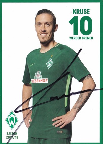Football player card max kruse - player,
