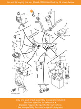 YAMAHA Clamp, 90464-25098 OEM