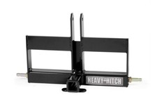 Category 1, 3 Point Hitch Receiver Drawbar With Offset Suitcase Weight Bracket