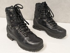Meindl Black Leather Goretex Mountain Boots Size UK 10.5 Bundeswehr German Army
