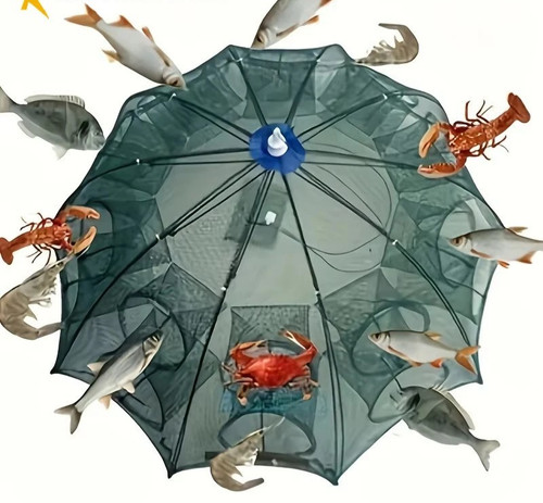 Foldable fishing trap - foldable,